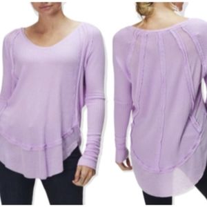 Free People Catalina Thermal lilac top